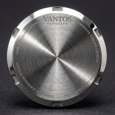 Engraved steel case back